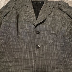 ANTONIO MELANI Charcoal Checkered Jacket